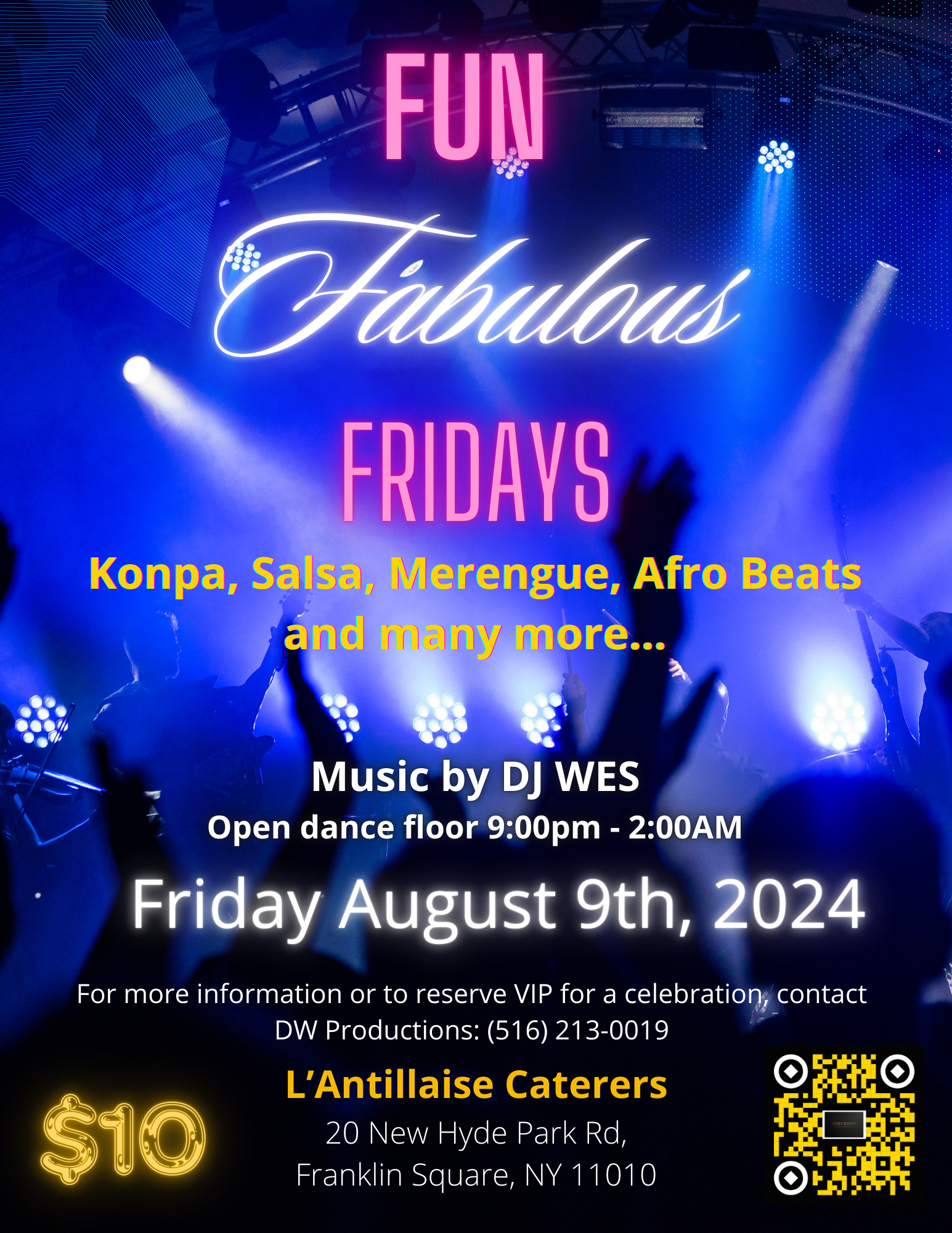 Fun Fabulous Fridays Flyer